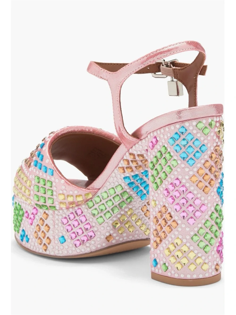 NIB Kurt Geiger Women’s Brixton Crystal Embellished Platform Sandals